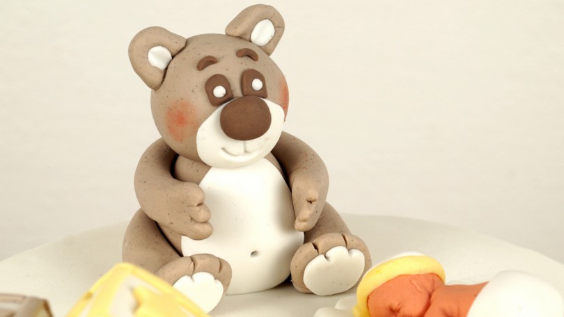 Teddybär aus Fondant