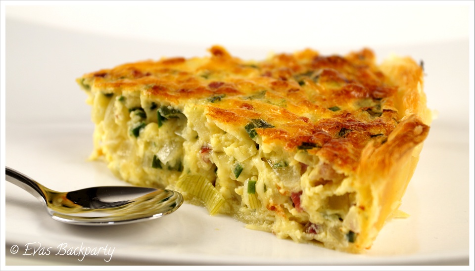 Schinken Lauch Quiche Evasbackparty