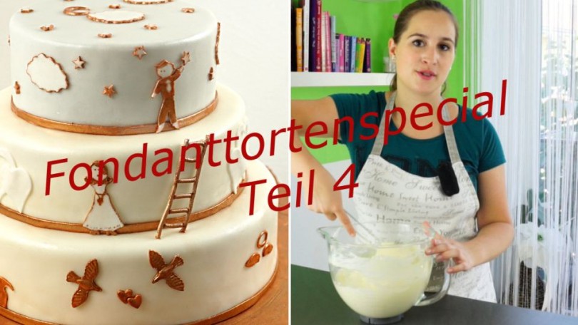 Vanillecreme Fondanttorte