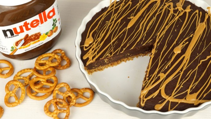Nutellatarte für Schokoladenliebhaber backen - mit viel Nutella