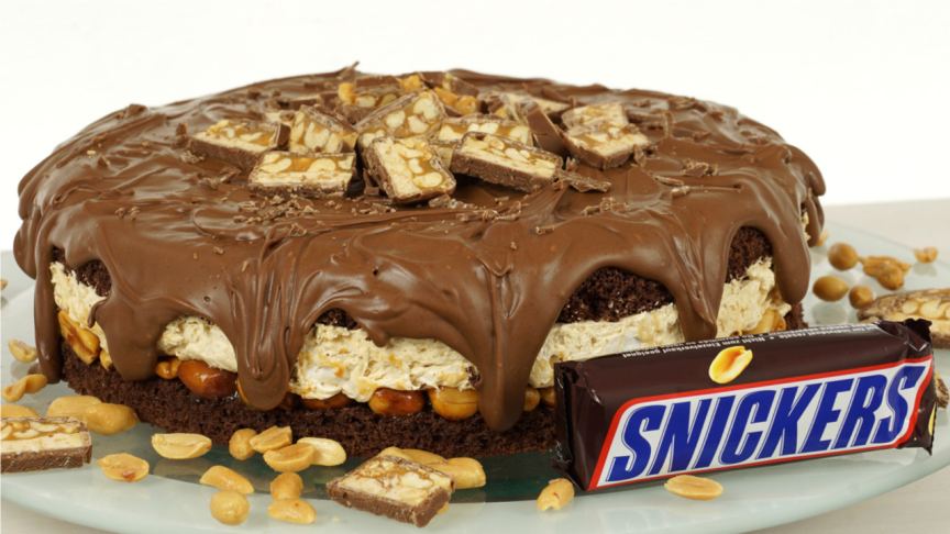 Snickerstorte Fur Alle Snicker Fans Evasbackparty