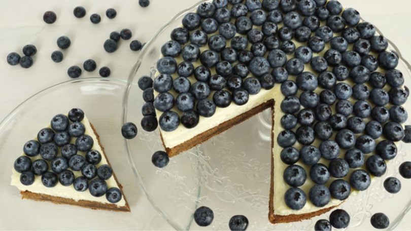 Schokoladen-Blaubeertorte, Schokoladen-Heidelbeertorte