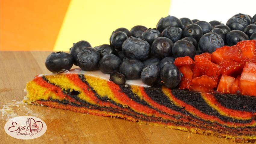 Deutschland kuchen, wm em kuchen – evasbackparty Küche mango gelb