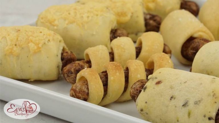 Bratwurst im Teigmantel, verschiedene Varianten - EvasBackparty