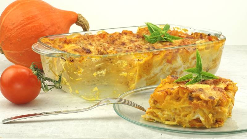 Hokkaido-Lasagne, Kürbis-Lasagne