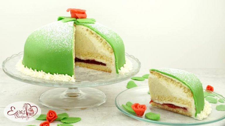 Prinsesstarta, die Prinzessinnen-Torte aus Schweden - EvasBackparty