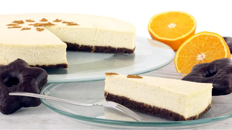 Lebkuchen-Käsekuchen zu Weihnachten