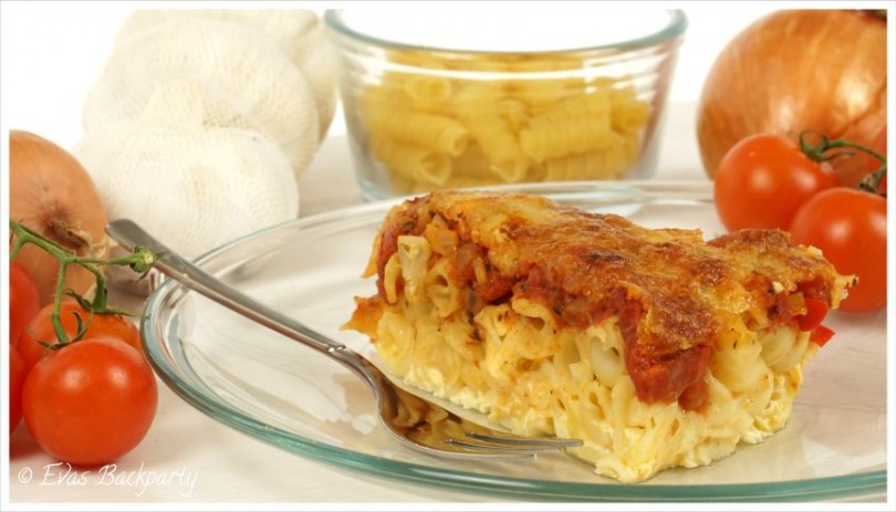 Pizza Pasta Cake, die etwas andere Pizza - EvasBackparty